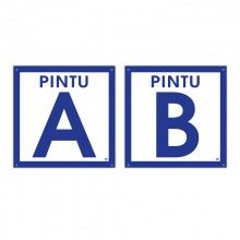 Papan Tanda PINTU A & PINTU B