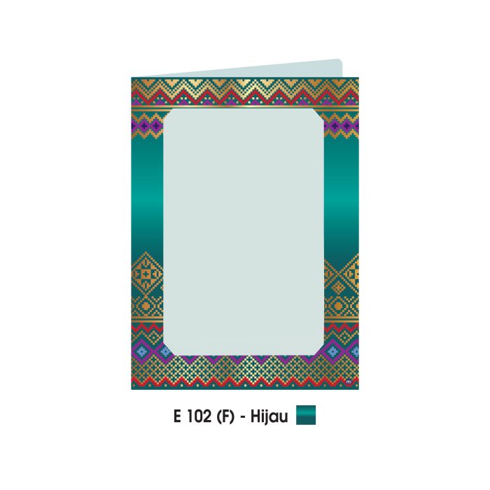 <p style="font-size: 20px; margin-bottom: 0px; padding-top: 0px;">Folder Sijil Standard (Window) <br>Rekaan Songket</p> - Image 3