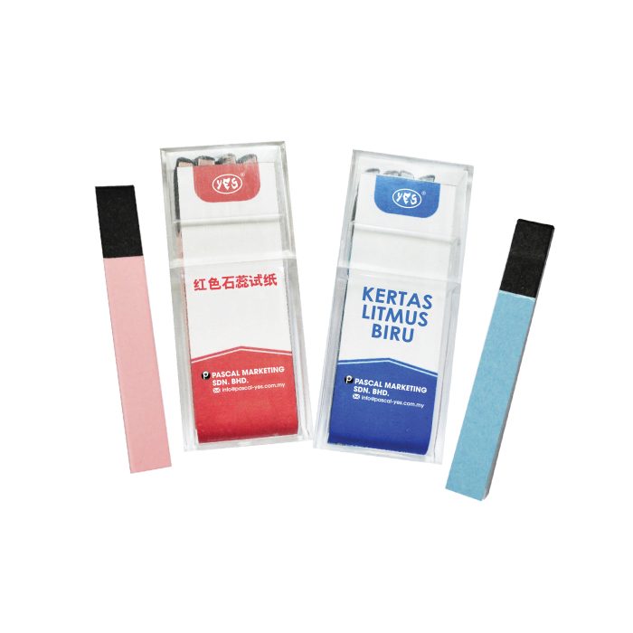 <p style="font-size: 20px; margin-bottom: 0px; padding-top: 0px;">Kertas Litmus </p><p style="font-size: 20px; color: red; margin-bottom: 0px; padding-top: 0px;">石蕊试纸</p>