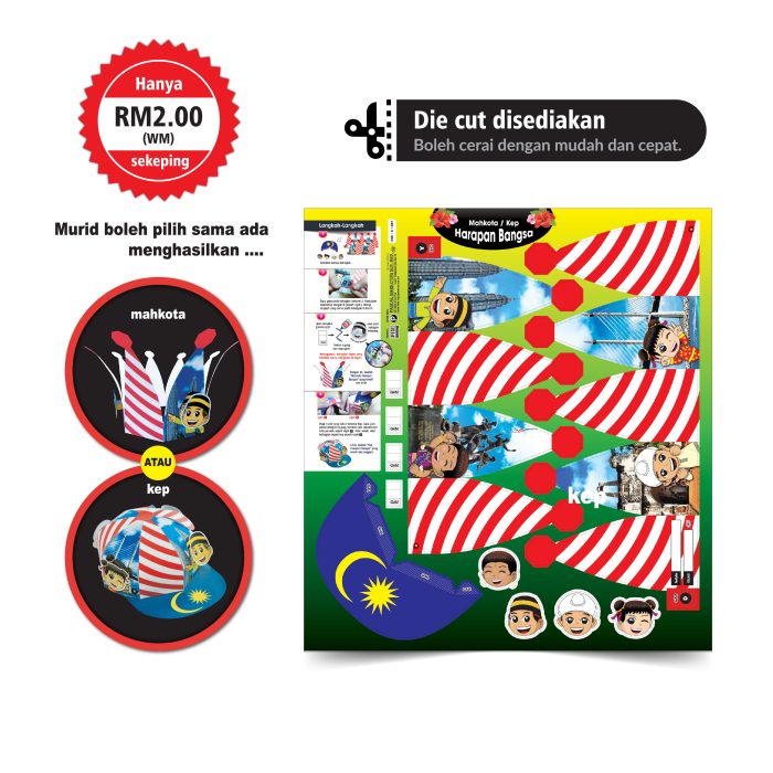 <p style="font-size: 20px; margin-bottom: 0px; padding-top: 0px;">RAMPAIAN MEWARNA DAN KRAF </p><p></p><p style="font-size: 20px; margin-bottom: 0px; padding-top: 0px;">Mahkota / Kep Harapan Bangsa</p>