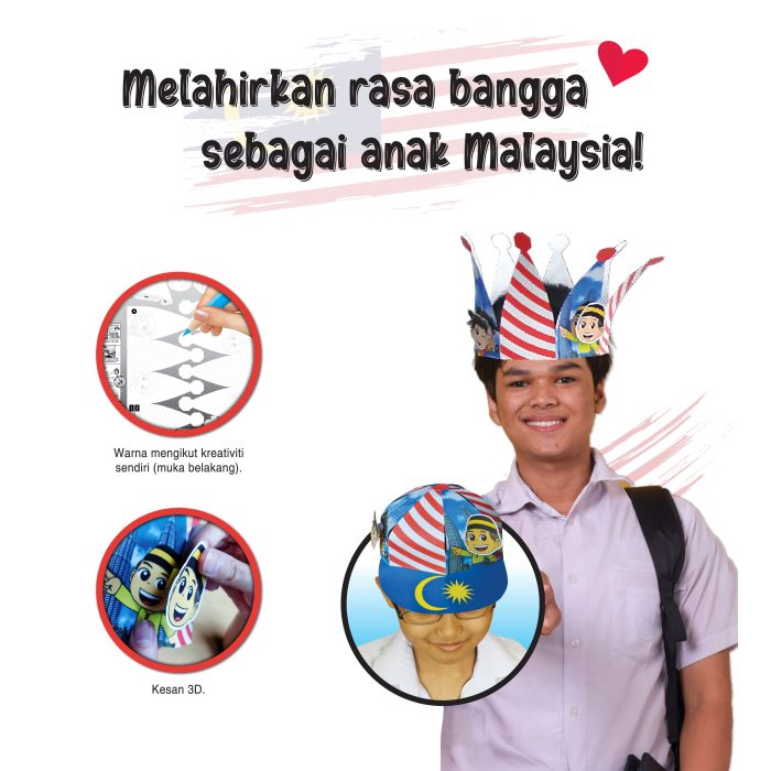 <p style="font-size: 20px; margin-bottom: 0px; padding-top: 0px;">RAMPAIAN MEWARNA DAN KRAF </p><p></p><p style="font-size: 20px; margin-bottom: 0px; padding-top: 0px;">Mahkota / Kep Harapan Bangsa</p> - Image 2