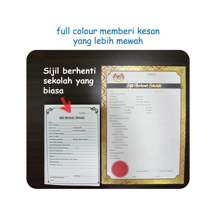 <p style="font-size: 20px; margin-bottom: 0px; padding-top: 0px;">Sijil Berhenti Sekolah <br>- Sekolah Menengah</p> - Image 2