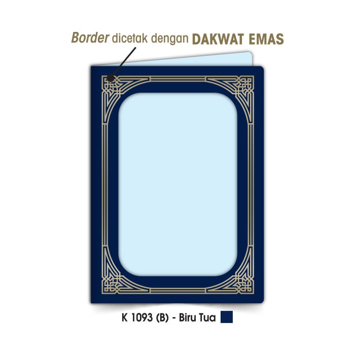 <p style="font-size: 20px; margin-bottom: 0px; padding-top: 0px;">Folder Sijil Standard (Window) <br>Rekaan Seni Ukiran Motif Geometri</p> - Image 3