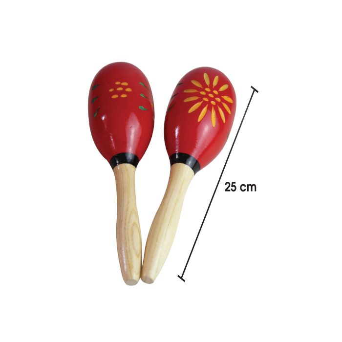 <p style="font-size: 20px; margin-bottom: 0px; padding-top: 0px;">Marakas Kayu </p><p style="font-size: 20px; color: red; margin-bottom: 0px; padding-top: 0px;">木制沙球</p>