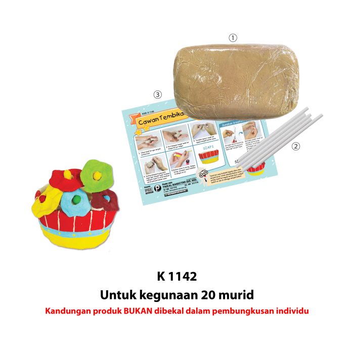 <p style="font-size: 20px; margin-bottom: 0px; padding-top: 0px;">Set Pembuatan Cawan Tembikar </p><p style="font-size: 20px; color: red; margin-bottom: 0px; padding-top: 0px;">陶瓷杯制作包</p> - Image 4