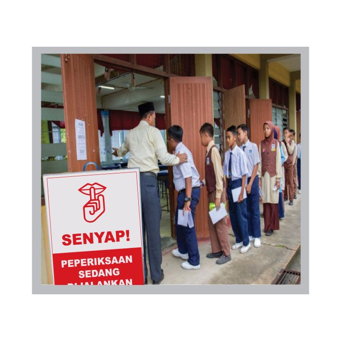 <p style="font-size: 20px; margin-bottom: 0px; padding-top: 0px;">Papan Tanda Berdiri 'SENYAP'</p> - Image 2