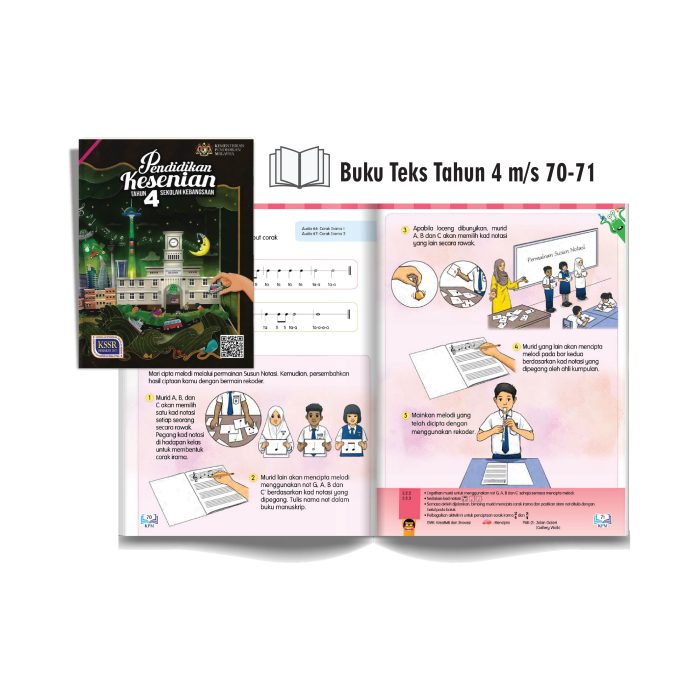 <p style="font-size: 20px; margin-bottom: 0px; padding-top: 0px;">Buku Manuskrip Muzik </p><p style="font-size: 20px; color: red; margin-bottom: 0px; padding-top: 0px;">五线谱练习本</p> - Image 2
