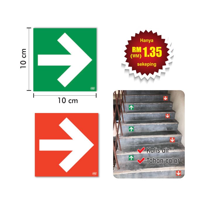 <p style="font-size: 20px; margin-bottom: 0px; padding-top: 0px;">Stiker Petunjuk Arah</p>