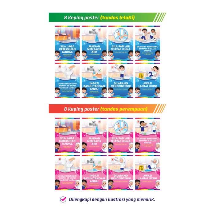 <p style="font-size: 20px; margin-bottom: 0px; padding-top: 0px;">Poster Etika Penggunaan Tandas</p> - Image 2