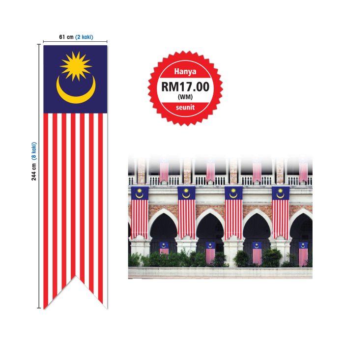 <p style="font-size: 20px; margin-bottom: 0px; padding-top: 0px;">Banner Malaysia <br>(Bendera Jenis Gegantung)</p>
