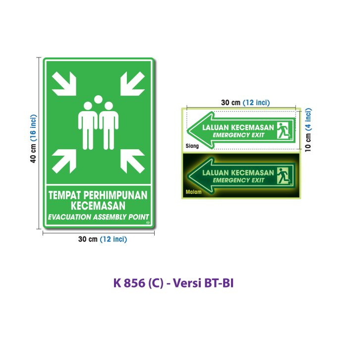 <p style="font-size: 20px; margin-bottom: 0px; padding-top: 0px;">Papan Tanda Kecemasan</p> - Image 3