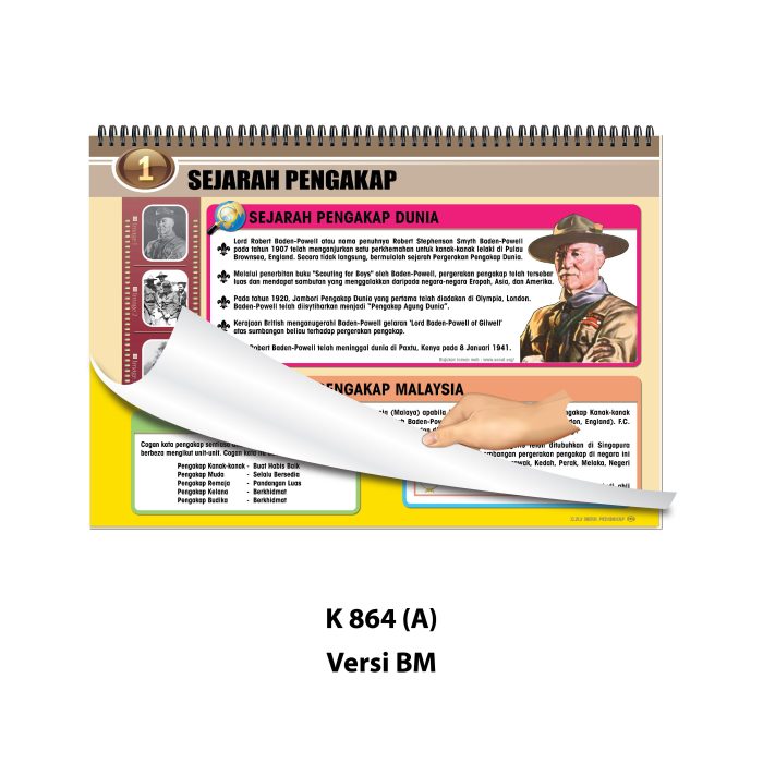 <p style="font-size: 20px; margin-bottom: 0px; padding-top: 0px;">Carta Selak Ilmu Asas Pengakap </p><p style="font-size: 20px; color: red; margin-bottom: 0px; padding-top: 0px;">童军基本常识</p> - Image 2