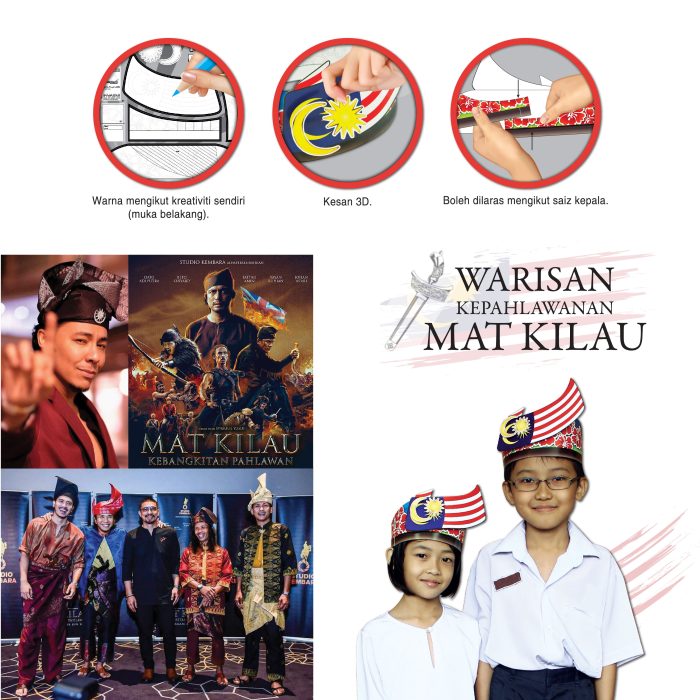 <p style="font-size: 20px; margin-bottom: 0px; padding-top: 0px;">RAMPAIAN MEWARNA DAN KRAF </p><p></p><p style="font-size: 20px; margin-bottom: 0px; padding-top: 0px;">Tengkolok Patriotisme</p> - Image 2