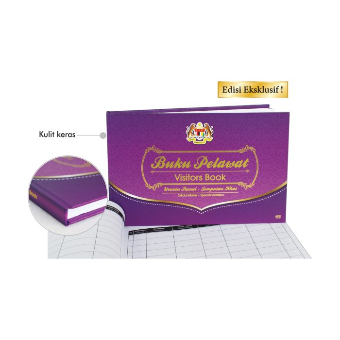 <p style="font-size: 20px; margin-bottom: 0px; padding-top: 0px;">Buku Pelawat <br>(Visitor Book)</p>