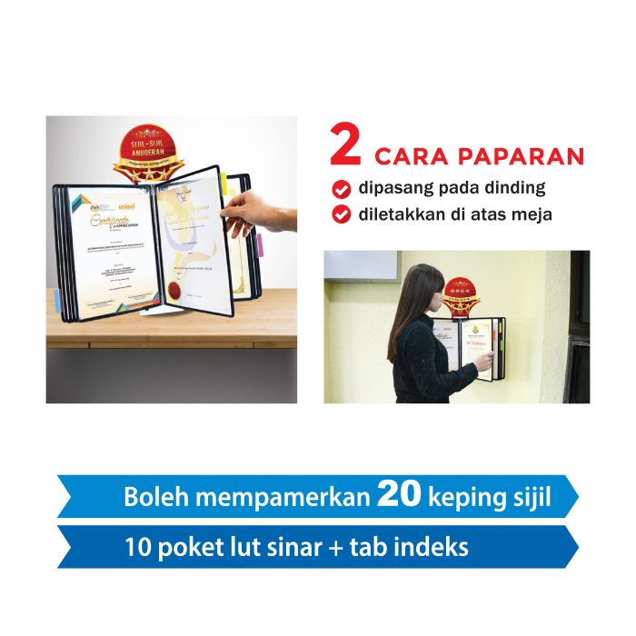 <p style="font-size: 20px; margin-bottom: 0px; padding-top: 0px;">Certificate Display Holder</p> - Image 2