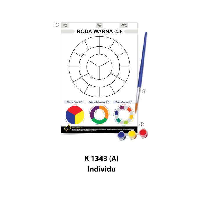 <p style="font-size: 20px; margin-bottom: 0px; padding-top: 0px;">Seni Kraf Roda Warna </p><p style="font-size: 20px; color: red; margin-bottom: 0px; padding-top: 0px;">色环填色练习</p> - Image 3