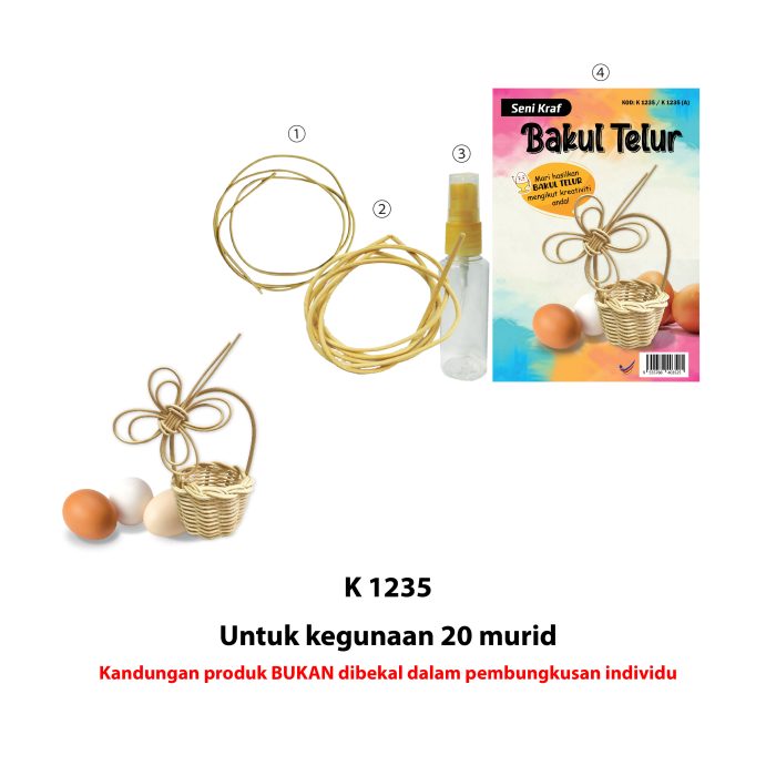 <p style="font-size: 20px; margin-bottom: 0px; padding-top: 0px;">Seni Kraf Bakul Telur</p> - Image 4