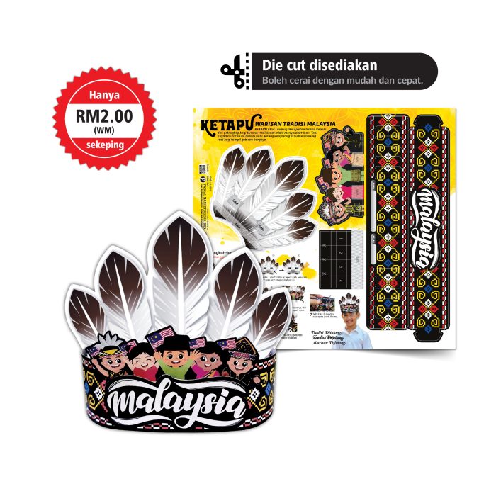 <p style="font-size: 20px; margin-bottom: 0px; padding-top: 0px;">RAMPAIAN MEWARNA DAN KRAF </p><p></p><p style="font-size: 20px; margin-bottom: 0px; padding-top: 0px;">KETAPU - Warisan Tradisi Malaysia </p><p style="font-size: 20px; color: red; margin-bottom: 0px; padding-top: 0px;">大马传统头饰 - KETAPU 帽</p>