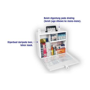 Peti Pertolongan Cemas (Jenis Gantung Dinding) - 壁挂式急救箱