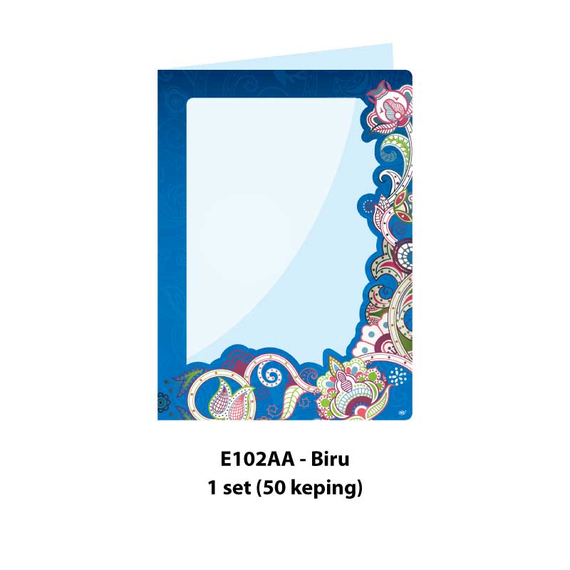 Folder Sijil Premium (Window + PVC) - Rekaan Batik - Image 3