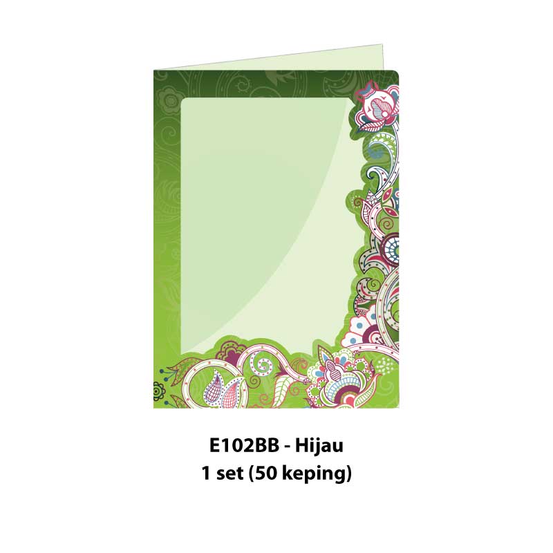 Folder Sijil Premium (Window + PVC) - Rekaan Batik - Image 5