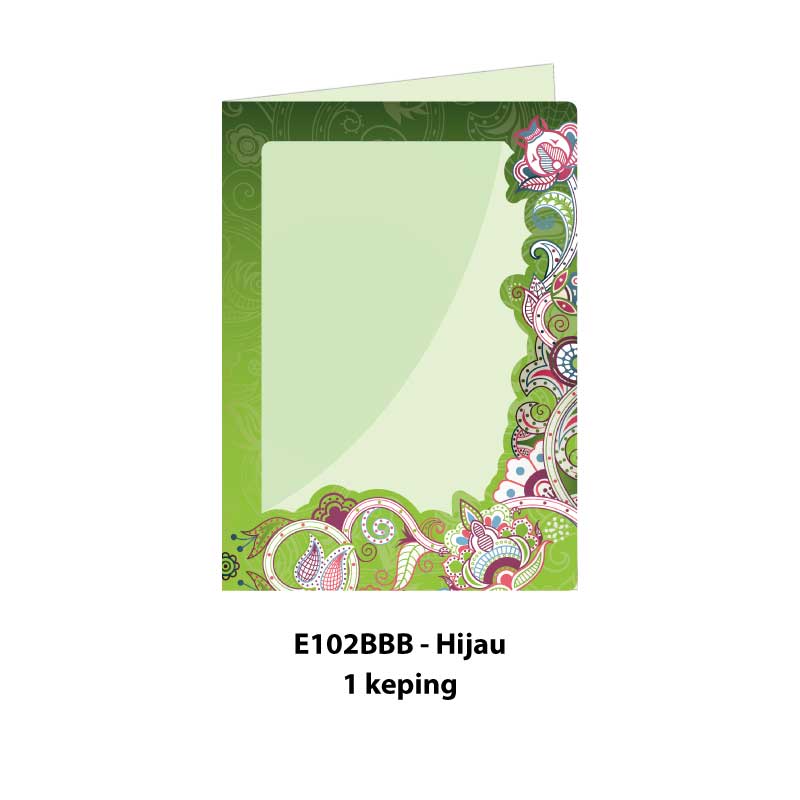 Folder Sijil Premium (Window + PVC) - Rekaan Batik - Image 4