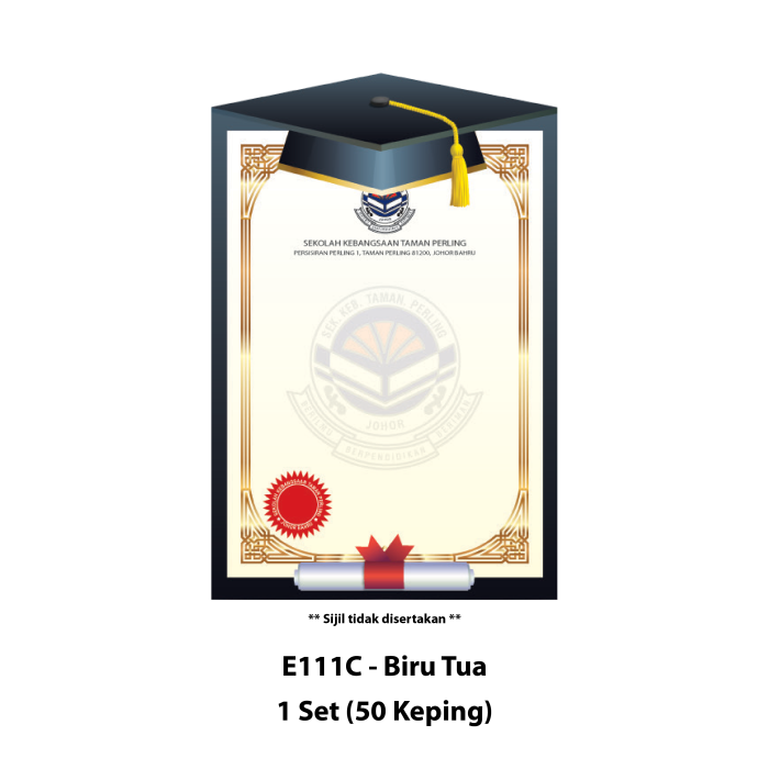 Folder Sijil Graduasi (Pengijazahan) - Rekaan 3 (One Piece) - Image 5