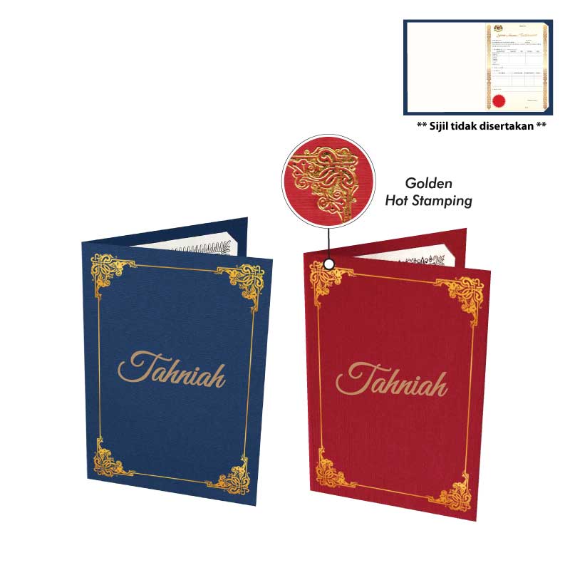 Folder Sijil Kulit Keras