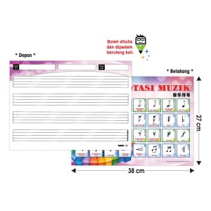 Kadbod Pembelajaran Muzik - 音乐习写硬卡
