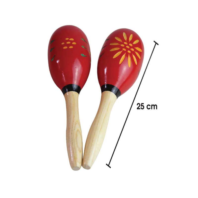 Marakas Kayu - 木制沙球