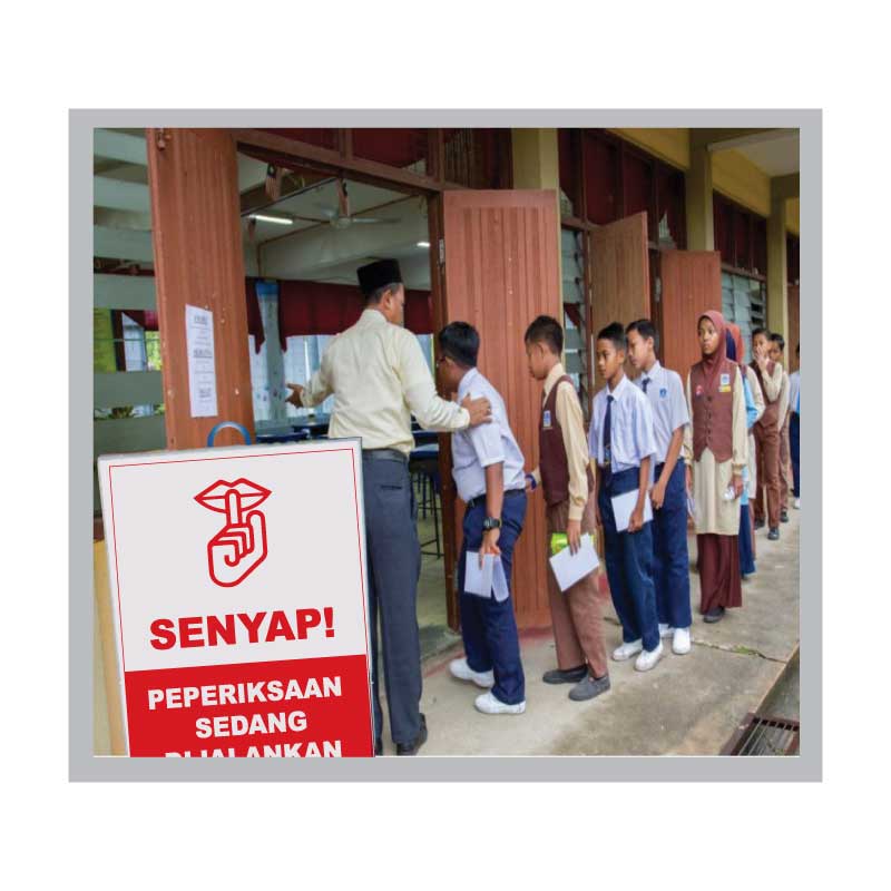 Papan Tanda Berdiri 'SENYAP' - Image 2