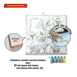 Set Mewarna Batik Canting Tangan - 蜡染手绘巴迪材料包