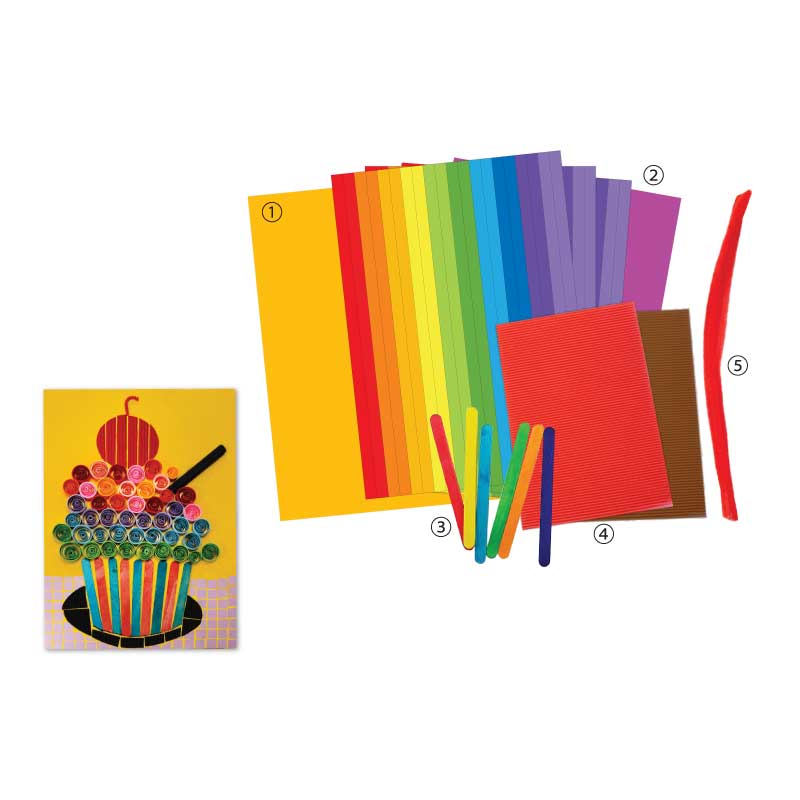 Seni Kraf Kek Cawan (Teknik Mozek)