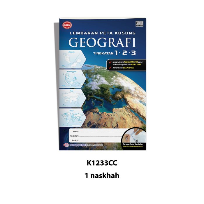 Buku Lembaran Peta Kosong - Geografi - Image 2