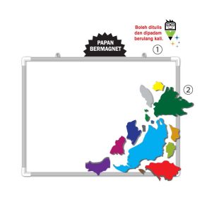 Peta Malaysia Bermagnet
