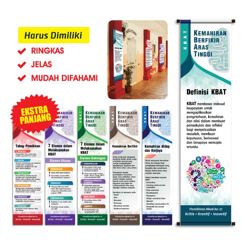 Bunting Koleksi Kemahiran Berfikir Aras Tinggi (KBAT)