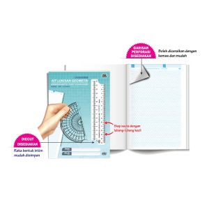 Kit Lukisan Geometri - 几何图形绘制套