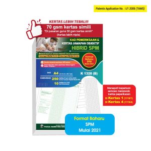 Kad Pemeriksaan & Kertas Jawapan Objektif Hibrid SPM - Sekolah Menengah