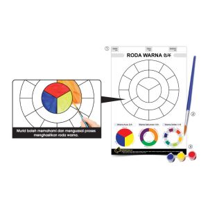 Seni Kraf Roda Warna - 色环填色练习