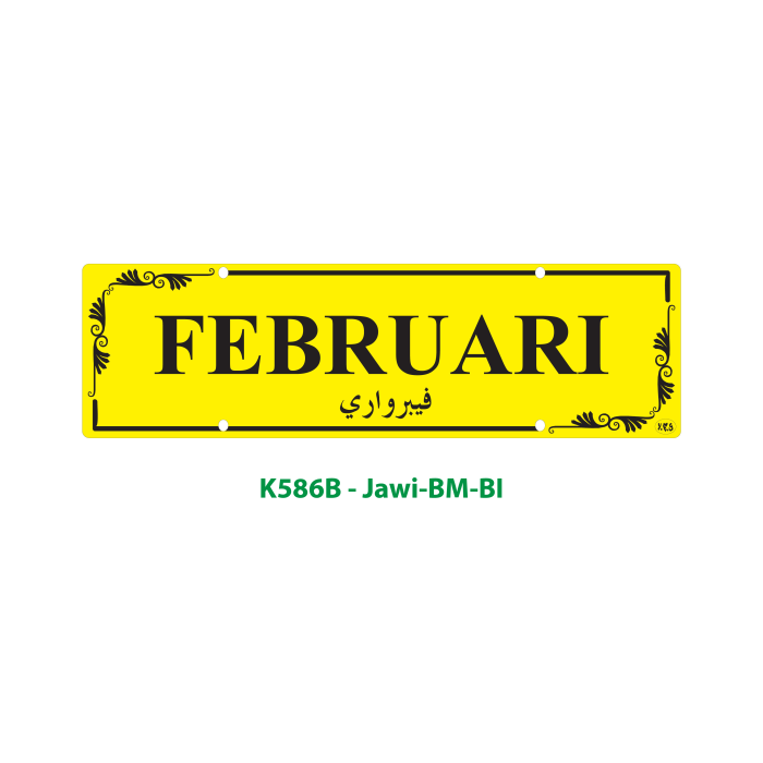Mengenali Hari dan Bulan - JENIS B: 12 bulan dalam setahun - Image 6