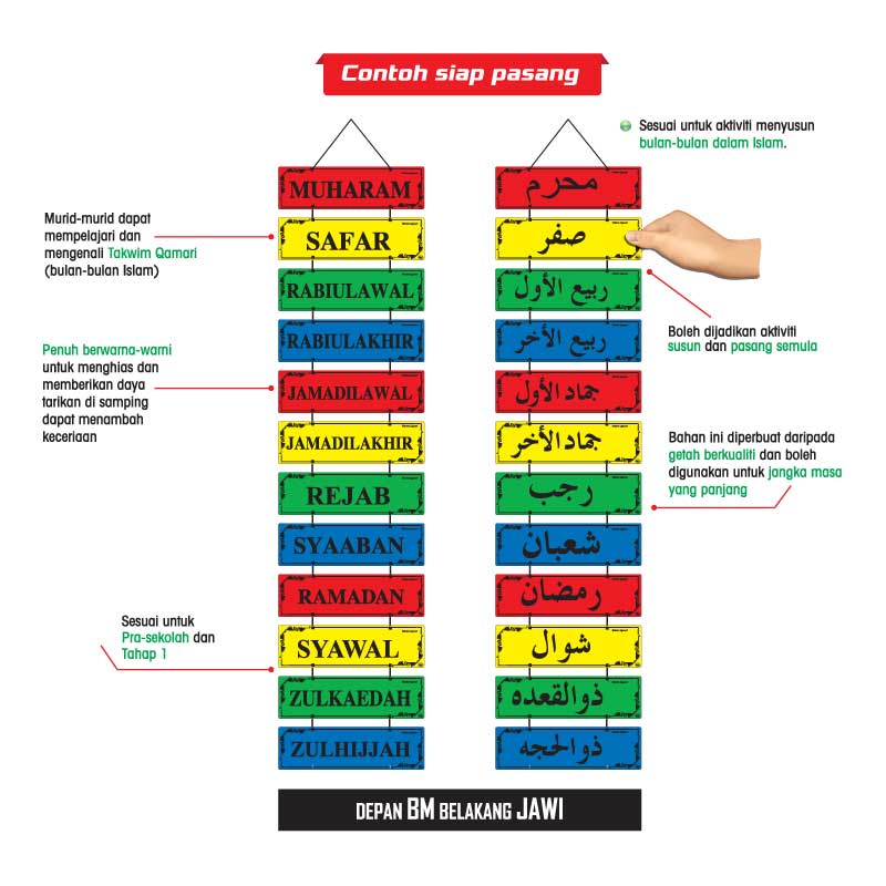 Takwim Qamari (Bulan-bulan Islam) - Image 2