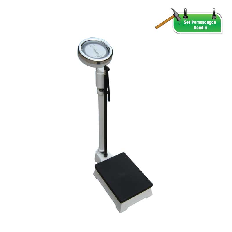 Alat Timbang Berat & Tinggi - 身高及体重测量仪 - Weight Scale with Height Rod