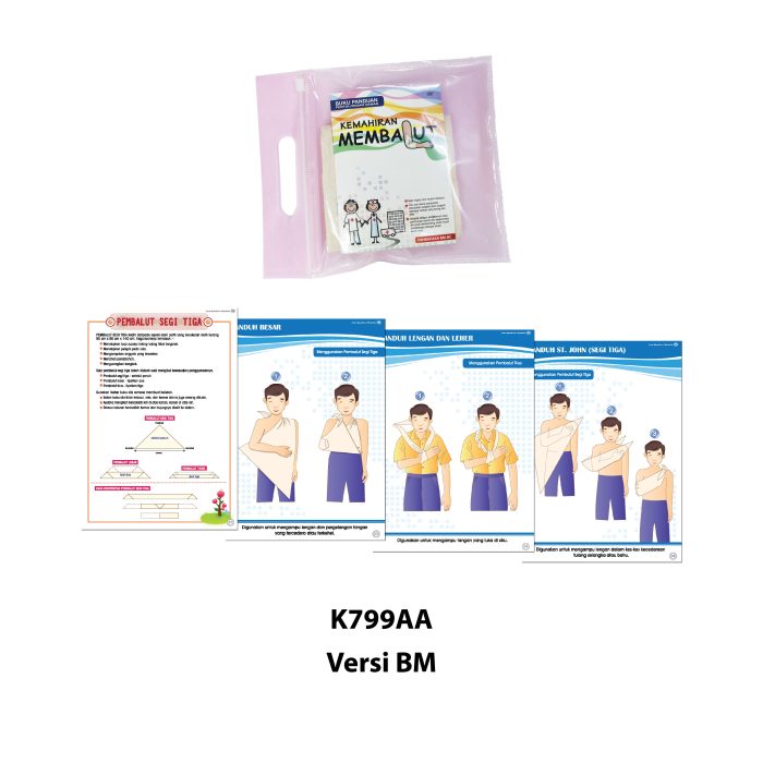Carta Kemahiran Membalut - 简单包扎技巧 - Image 2