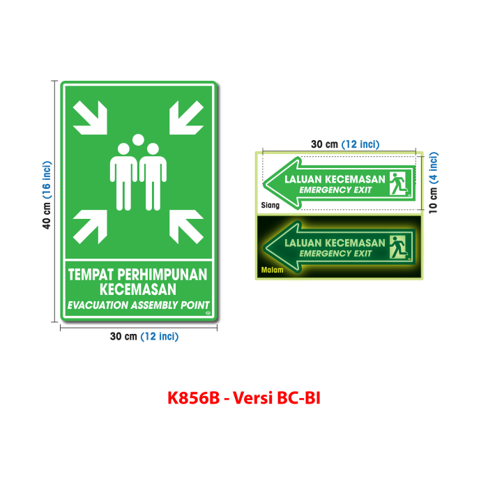 Papan Tanda Kecemasan - Image 2