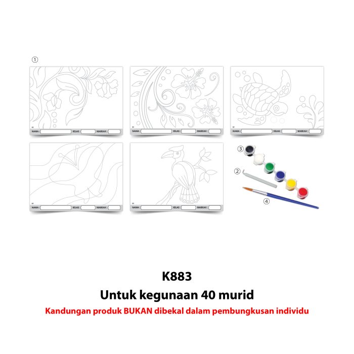 Seni Kraf Batik Kertas (Teknik Resis) - 蜡染巴迪 - Image 4