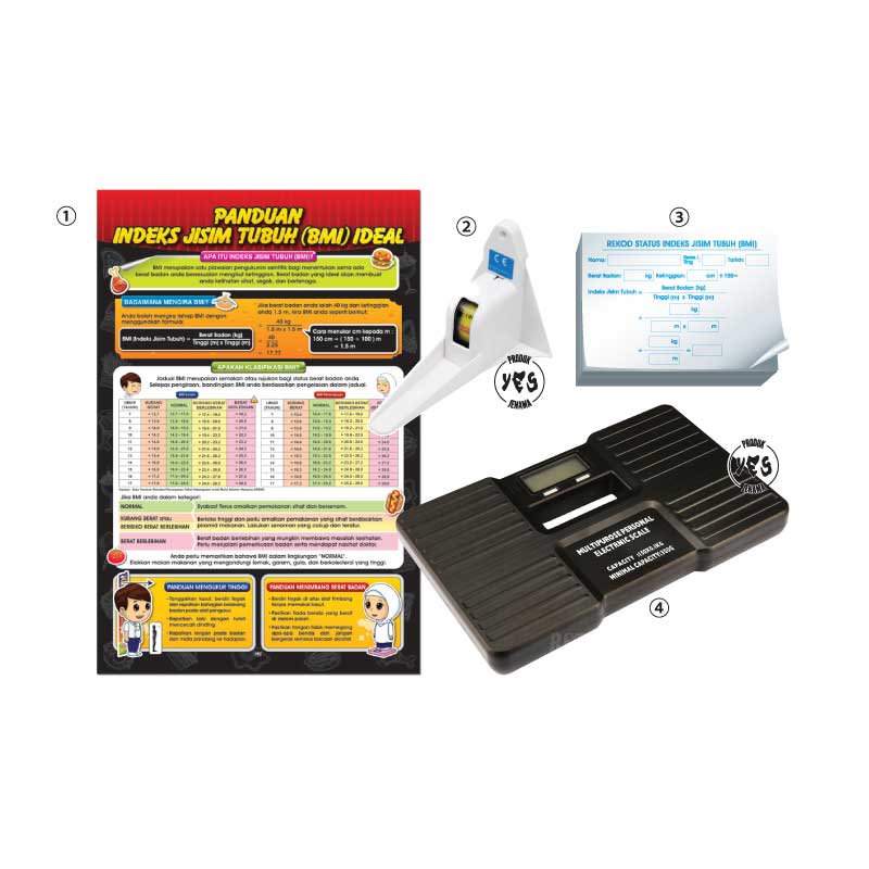 Set Pengurusan Berat Badan Murid - 学生体重管理配套 - Student’s Weight Management Set