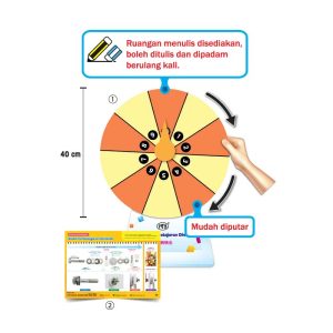 10 Bahagian Dwiwarna Berserta Nombor - 10 格 (双色+数字)