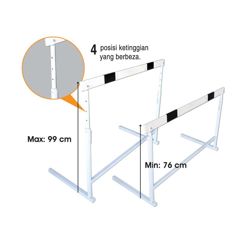 Adjustable Athletic Hurdle (Junior) - 可调节式跨栏