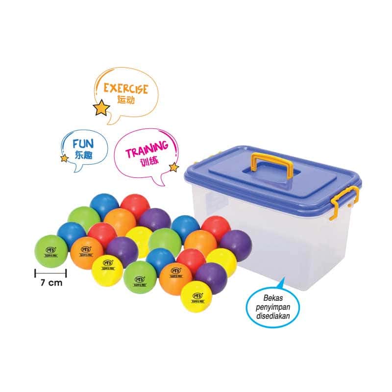 Colourful Soft Ball Set - 七彩软球