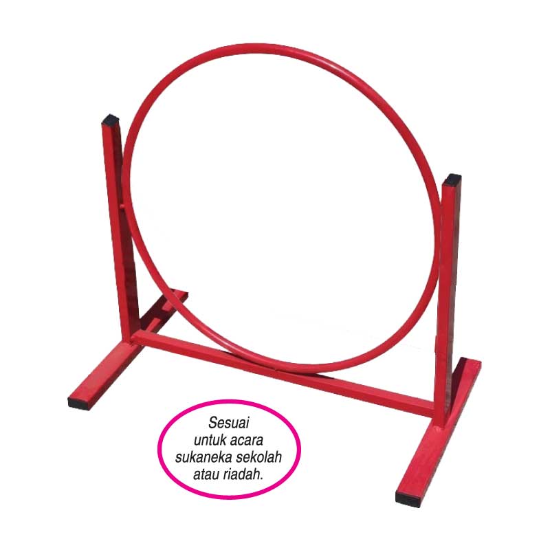 Obstacle Ring Stand - 站立式钻圈架